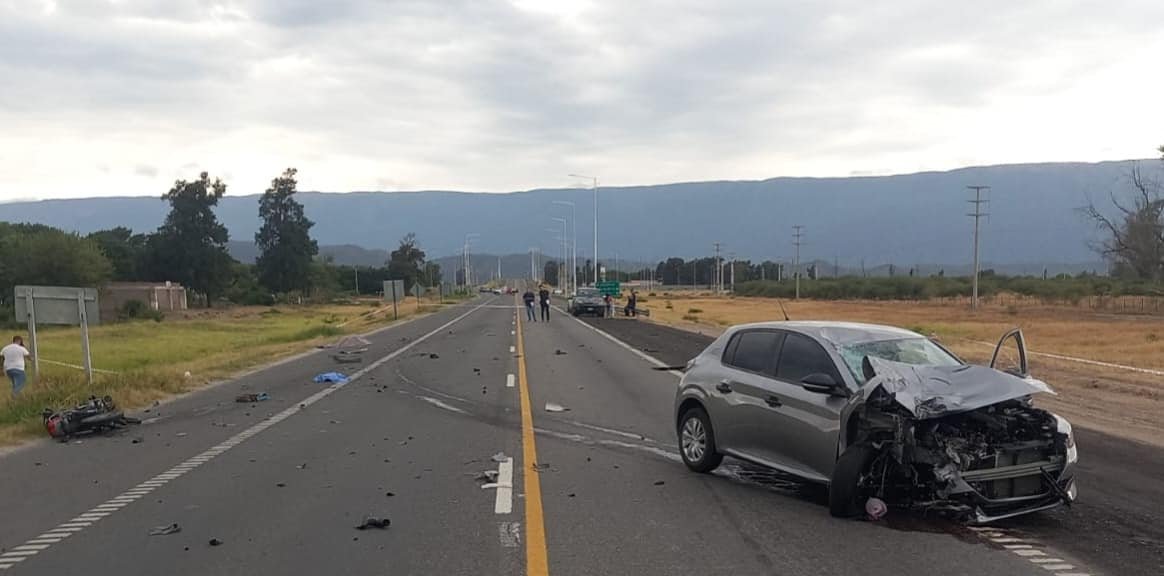 Choque fatal en Valle Viejo: muere un motociclista