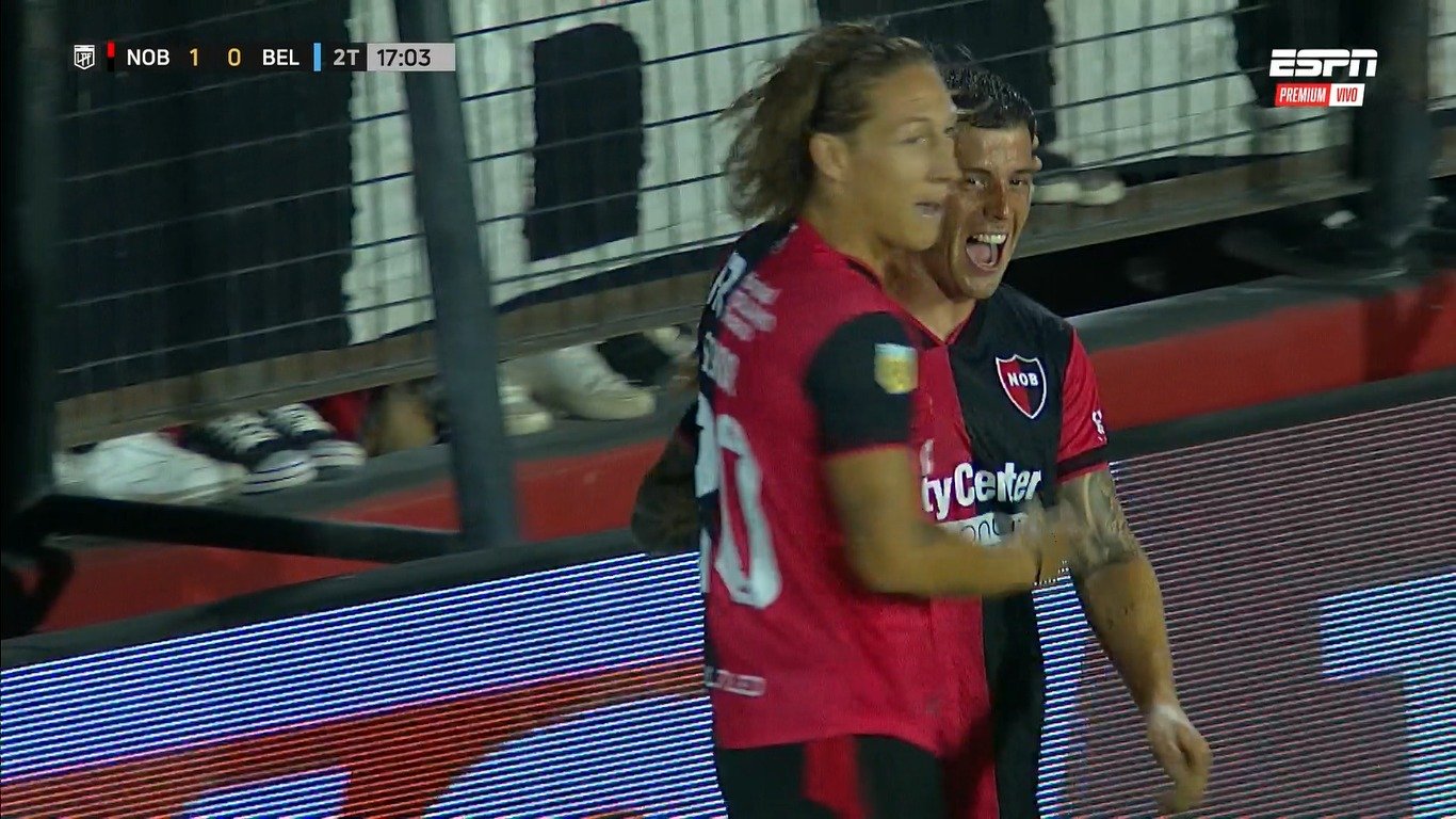 Newells´s derrotó a Belgrano 1 a 0 y es líder con puntaje ideal en la Copa de la Liga