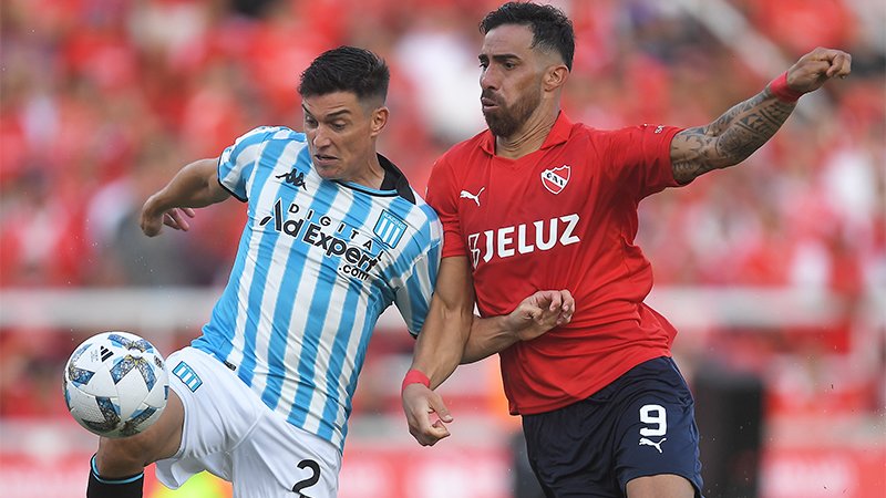 Racing le ganó a Independiente en el clásico de Avellaneda: 1-0