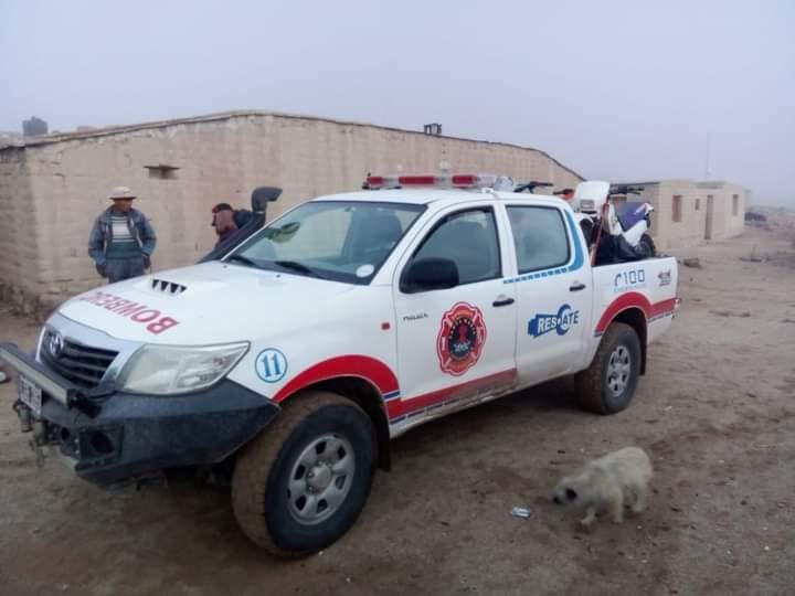 Santa María: cayó un rayo sobre la vivienda de una anciana, y debieron rescatarla