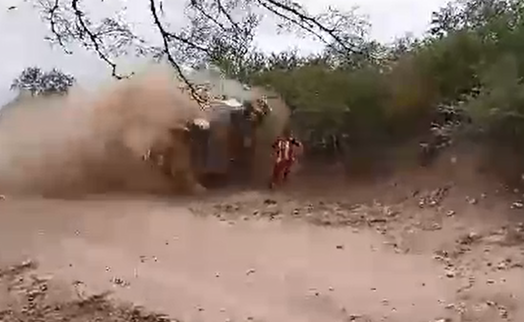 Accidente en Rally de Chumbicha: Auto descontrolado embiste a espectadores