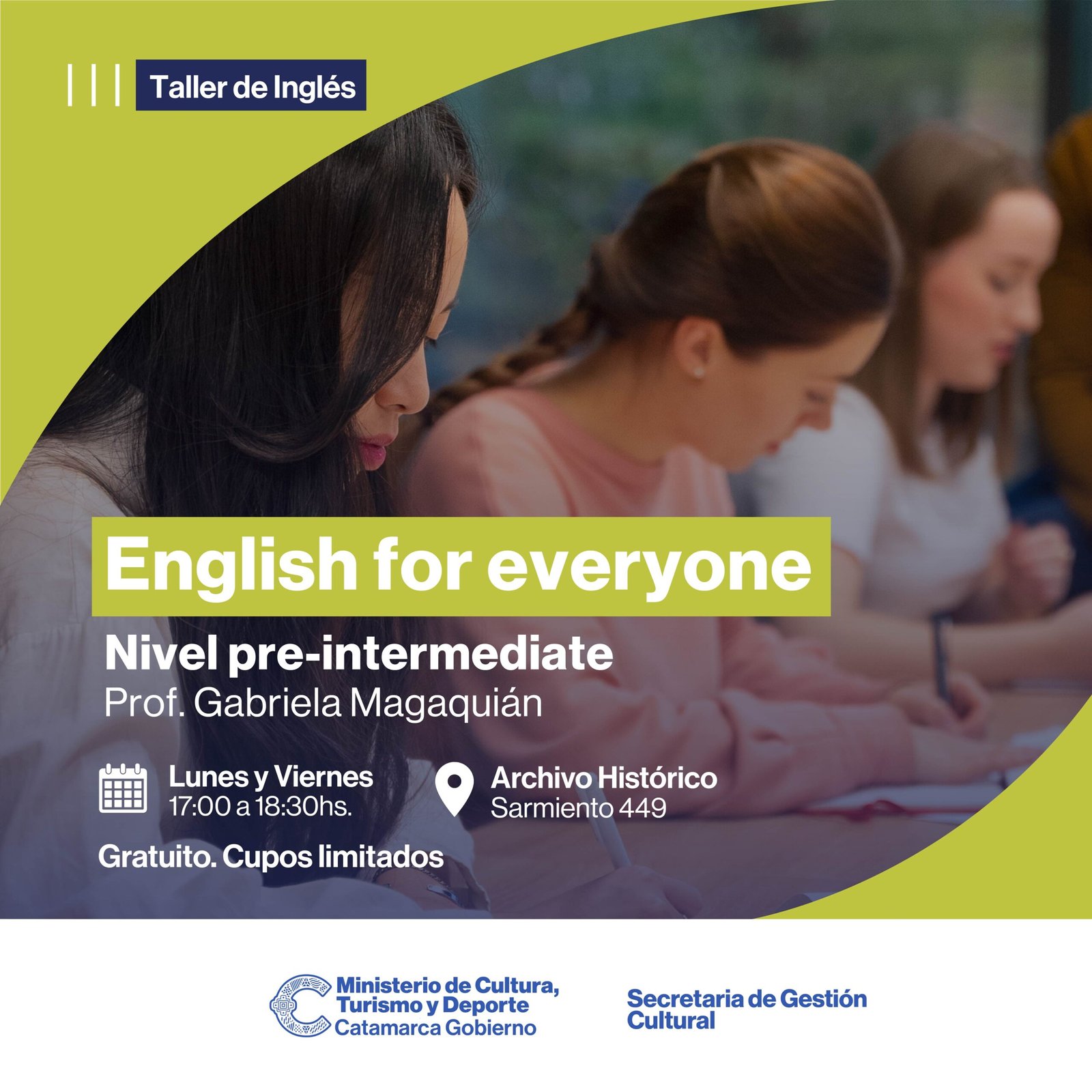 El Archivo Histórico Ofrece Talleres Gratuitos de Inglés para Potenciar Habilidades Profesionales