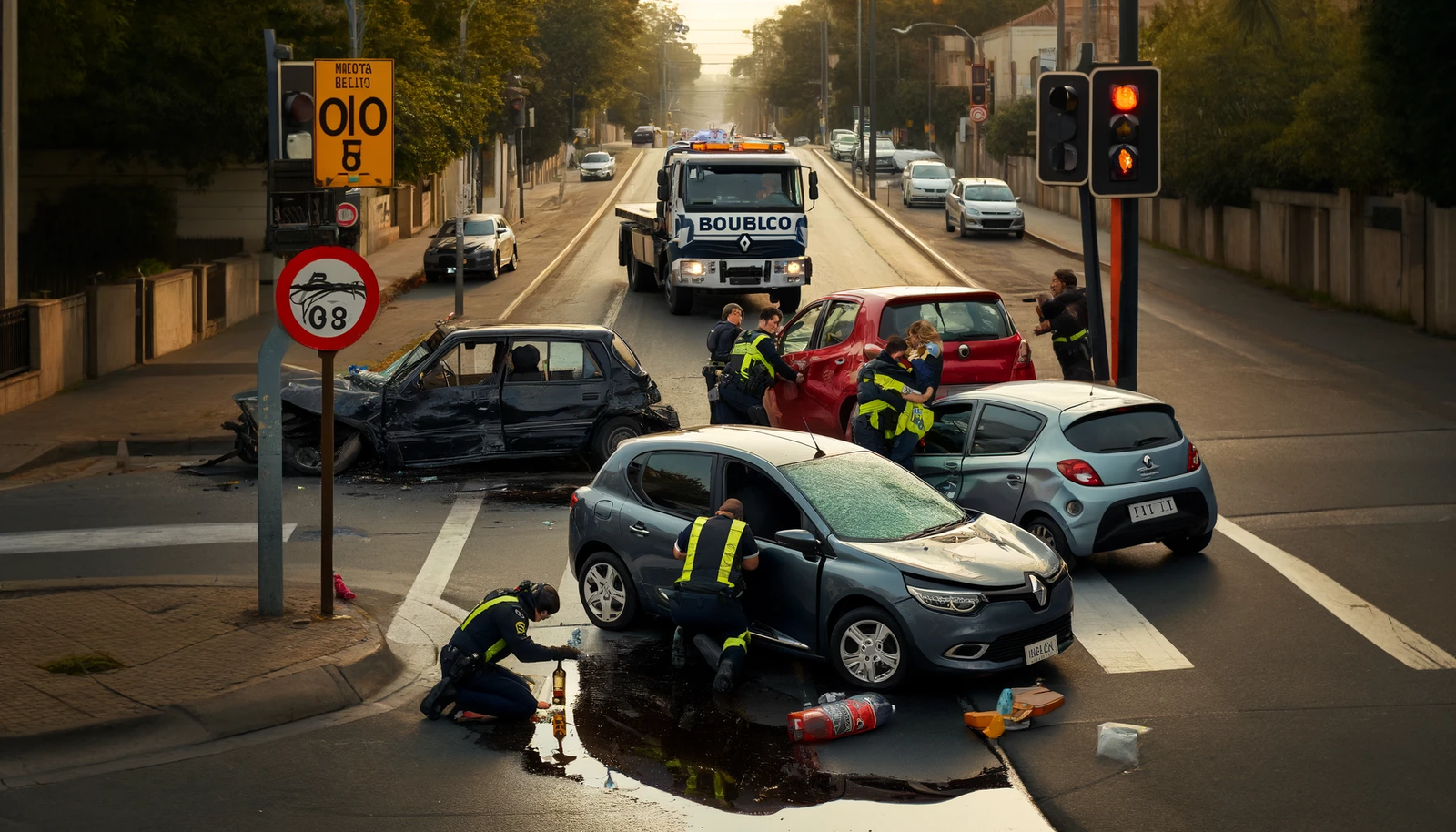 Accidente de tránsito en Mota Botello y Junín deja una mujer herida