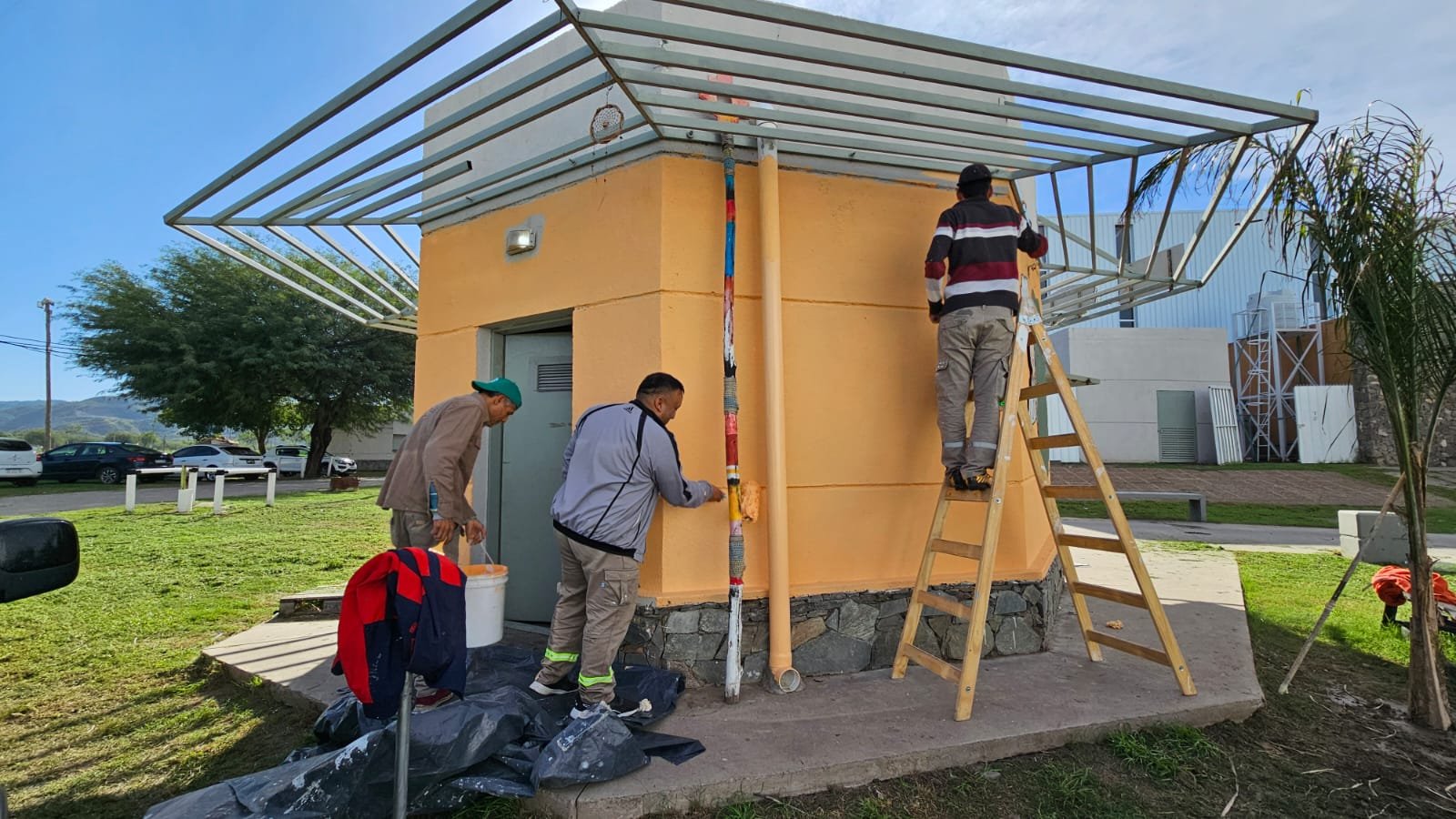 Preparativos para la Fiesta Nacional e Internacional del Poncho 2024 en el Predio Ferial Catamarca