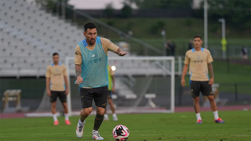 Con Messi de titular, Argentina juega con Guatemala en el último partido amistoso