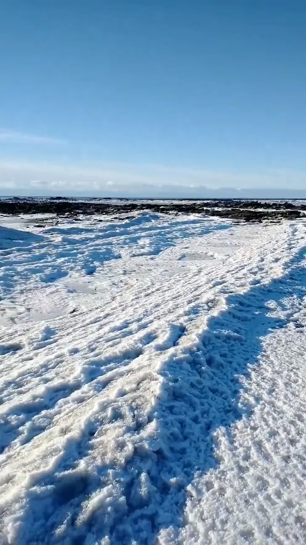 El Mar se Congela en Tierra del Fuego: Un Fenómeno Natural Impactante