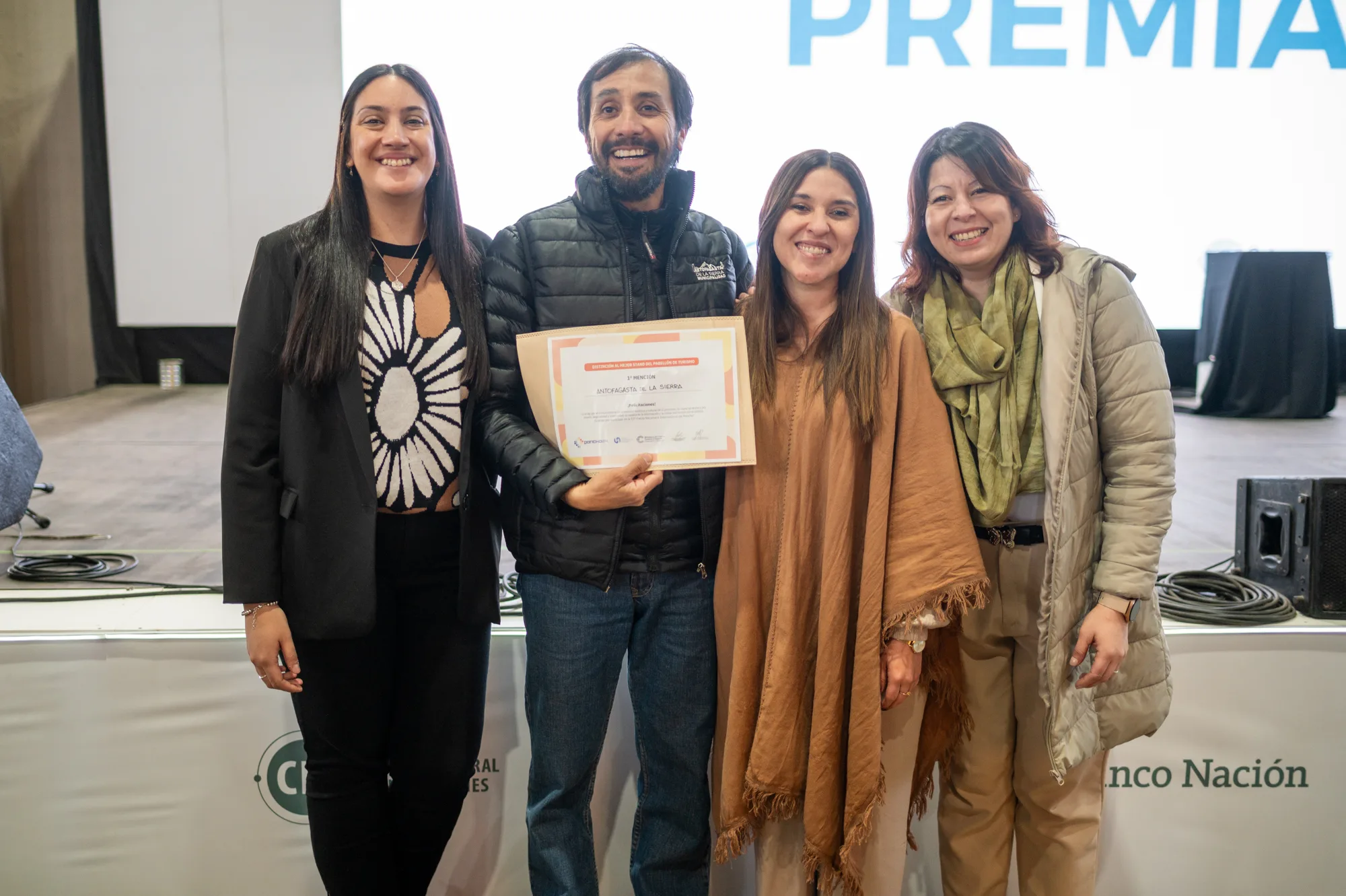 Premiación al mejor stand de promoción turística en la 53º Fiesta Nacional del Poncho