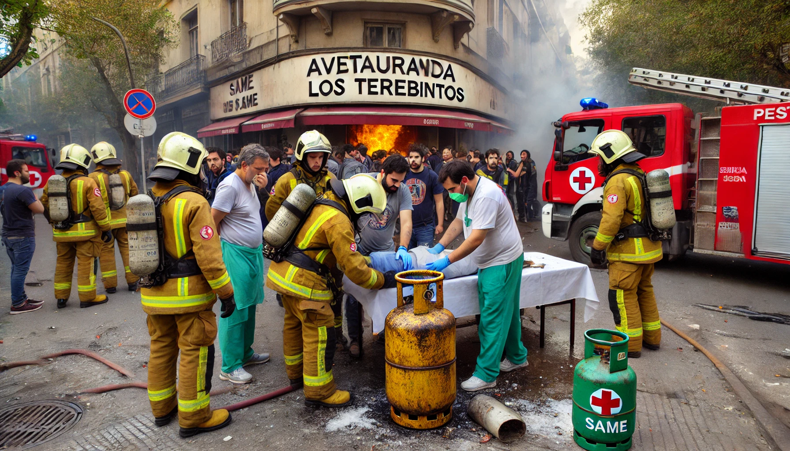 Incidente en Local Gastronómico de Avenida Los Terebintos: Fuga de Gas Genera Momentos de Tensión