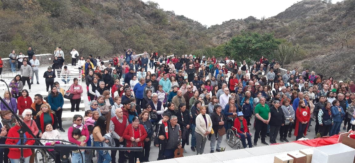 Celebración de la IV Jornada Mundial de los Abuelos y de los Mayores en el Santuario de la Virgen del Valle