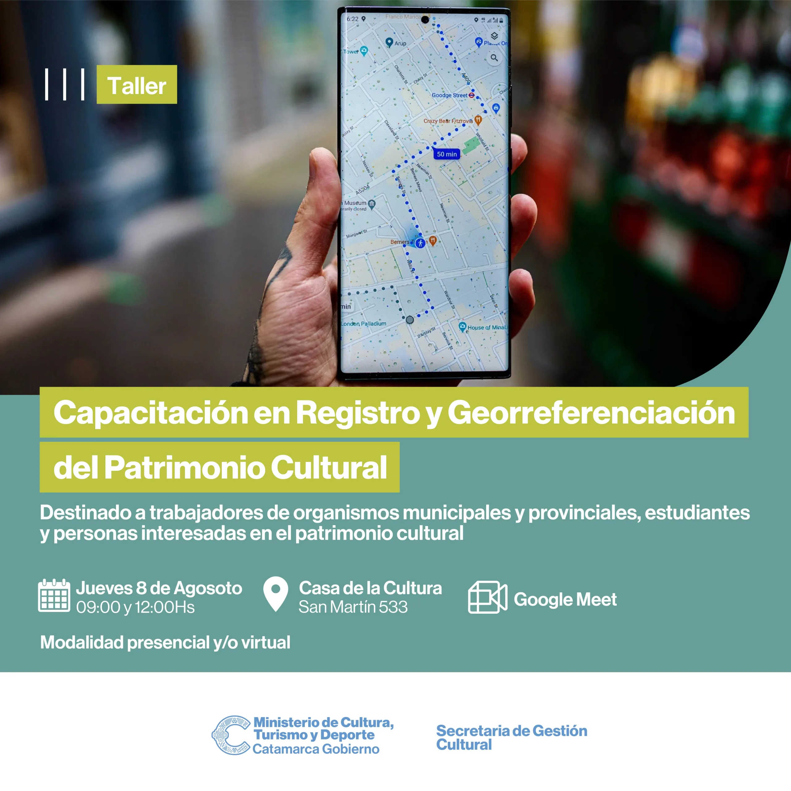 Taller de Capacitación en Registro y Georreferenciación del Patrimonio Cultural: Una Iniciativa para Fortalecer la Gestión Cultural en Catamarca