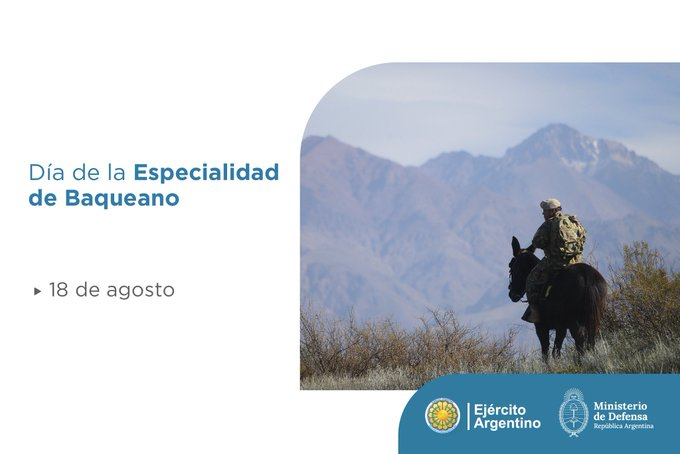 El Ejército Argentino celebra el Día de la Especialidad de Baqueanos