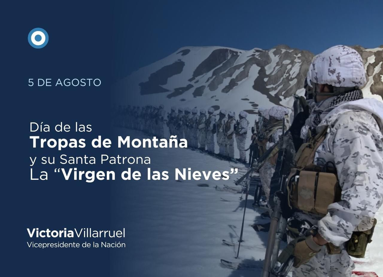 Victoria Villarruel rinde homenaje a las Tropas de Montaña en su día