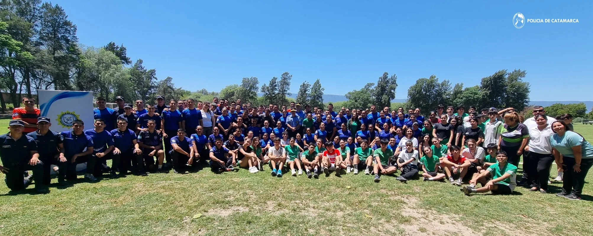 Alumnos Cadetes de la Escuela «Tte. Gral. Juan Domingo Perón» y del Colegio Secundario María Montessori participaron de una convivencia