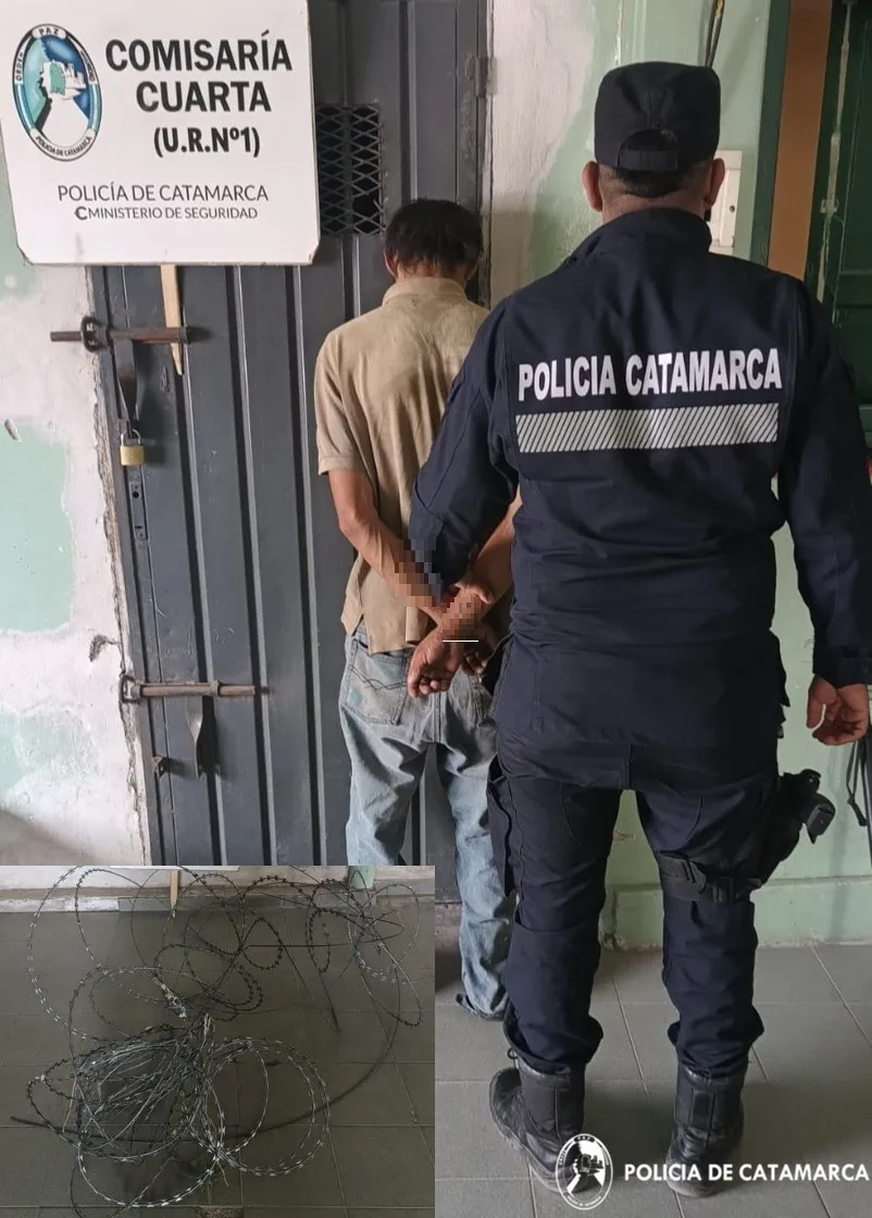 En la zona Oeste de la Capital policías aprehenden a un sujeto