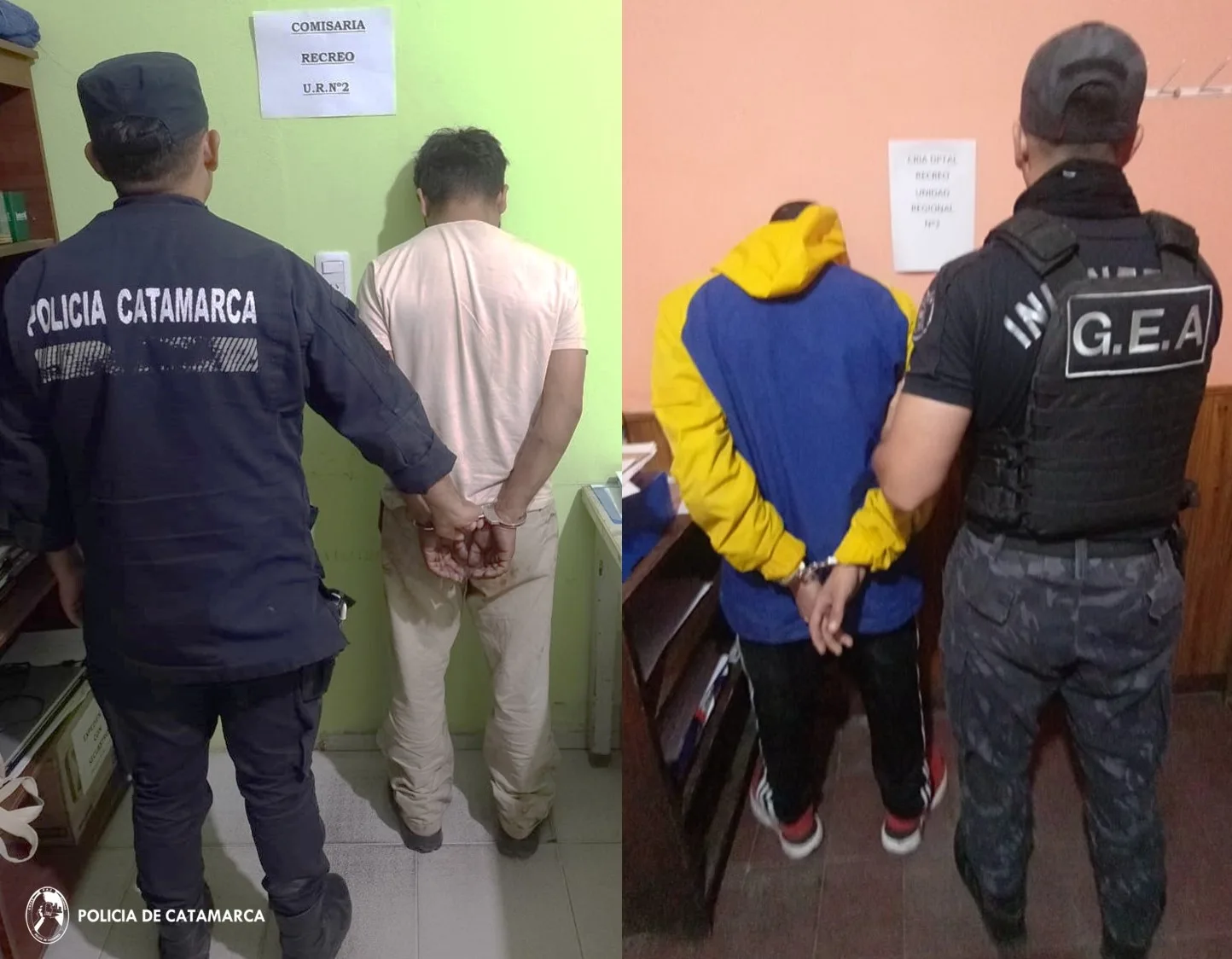 Policías arrestaron a dos personas requeridas por la Justicia en La Paz