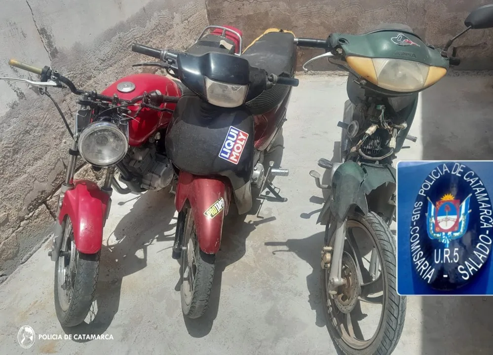 Secuestran motocicletas en el interior provincial