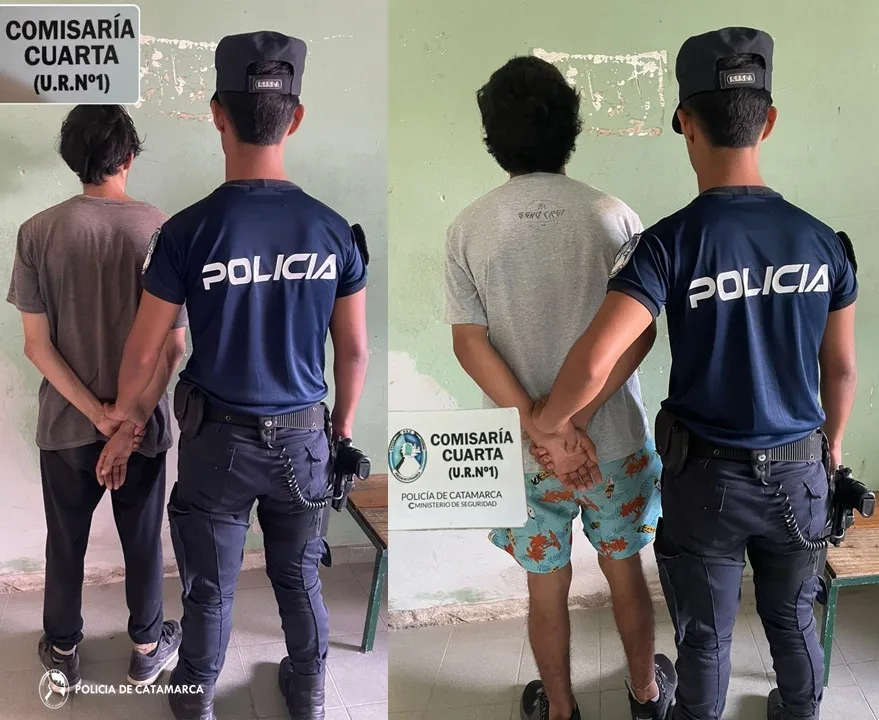 Dos jóvenes fueron arrestados