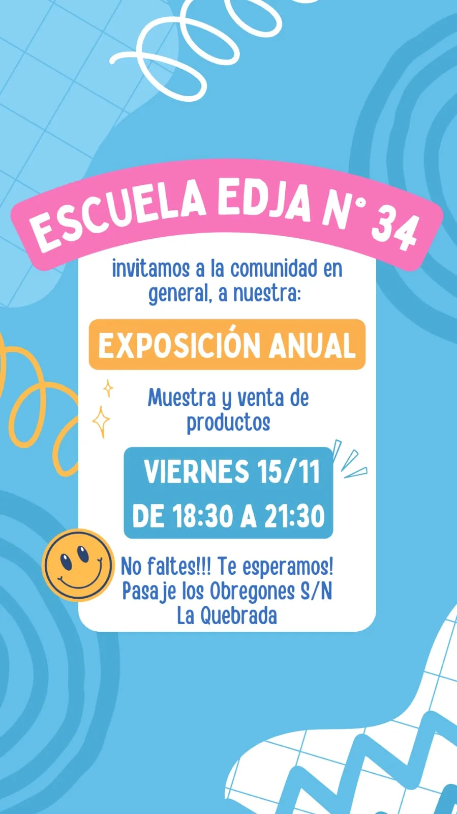 Se realiza la muestra anual de la escuela EDJA N°34