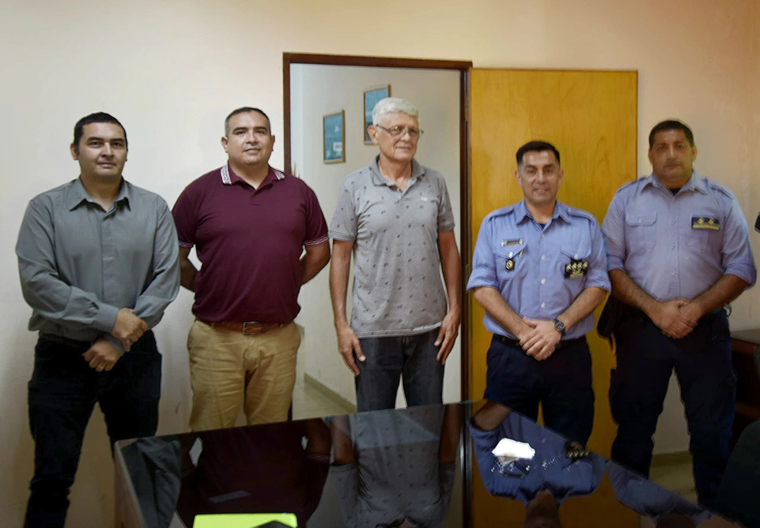 El Jefe de Policía se reunió con el Intendente de La Puerta