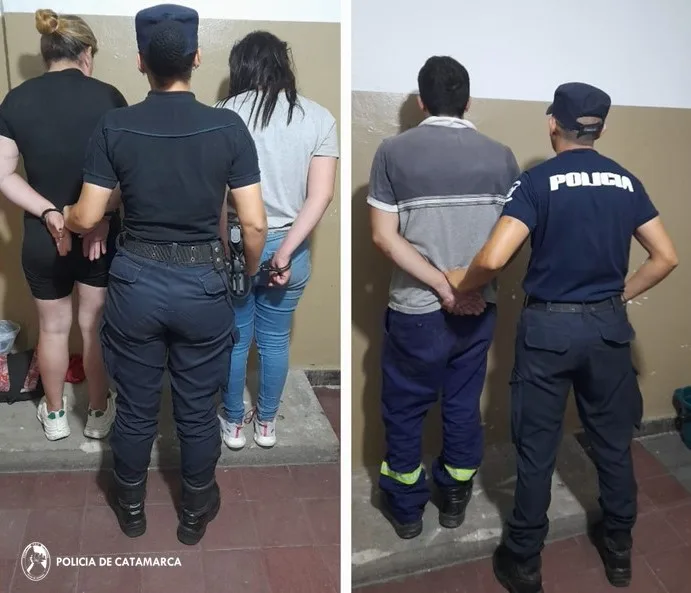 Tres personas sospechadas de agredir a un hombre y a dos policías fueron aprehendidas