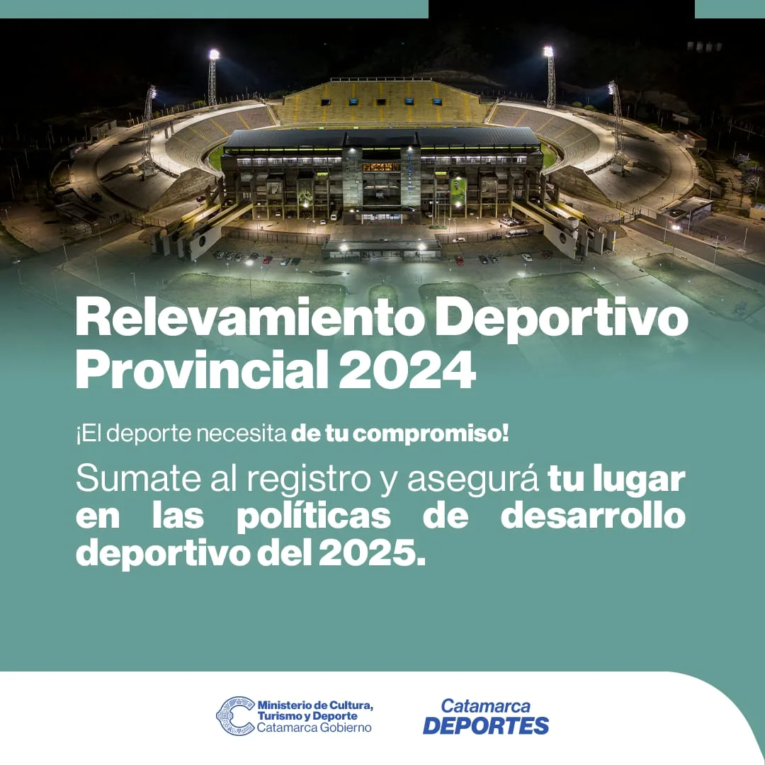 Formulario Online para el Relevamiento Deportivo Provincial 2024