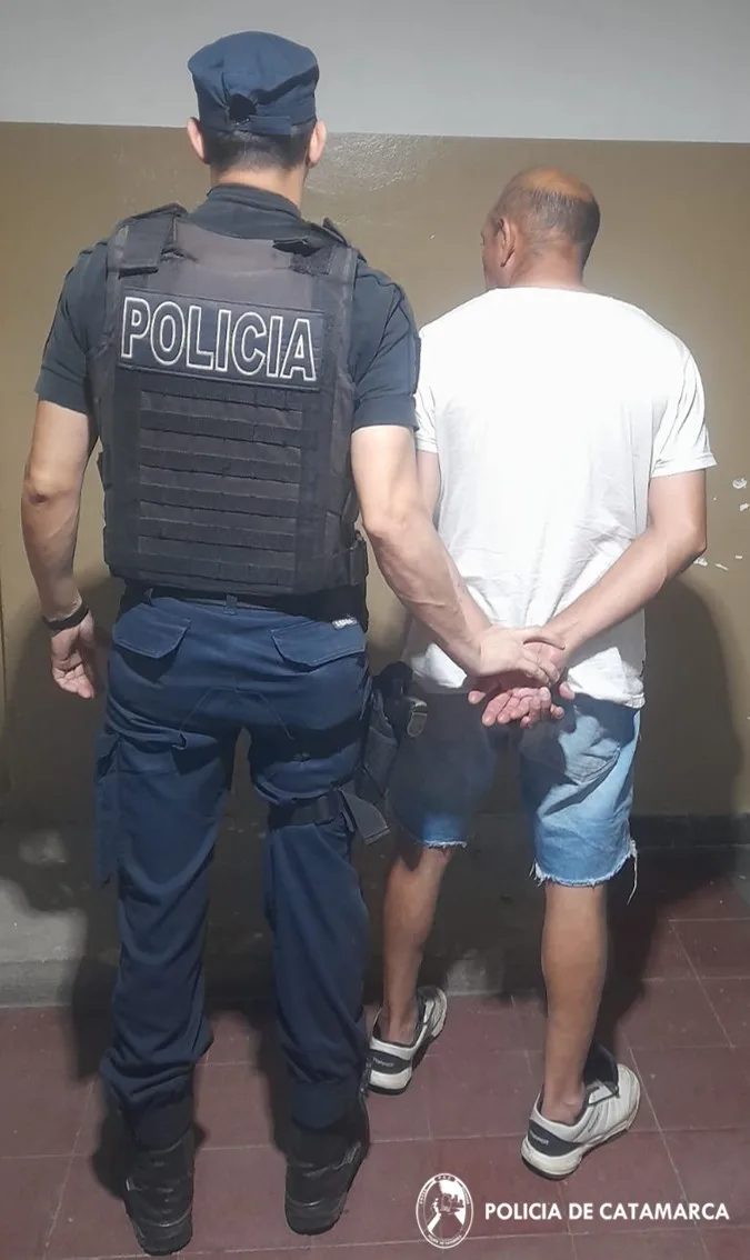 Un hombre sospechado de amenazas y agresión fue aprehendido