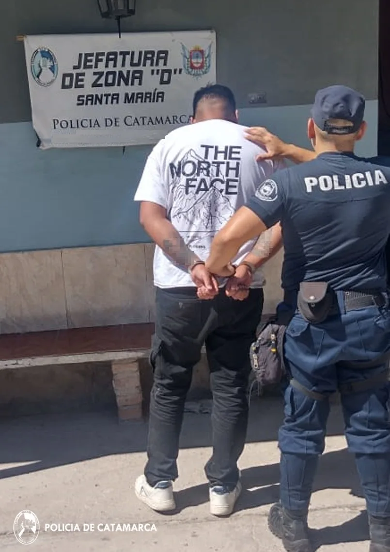 En Santa María un joven fue arrestado por violencia de género