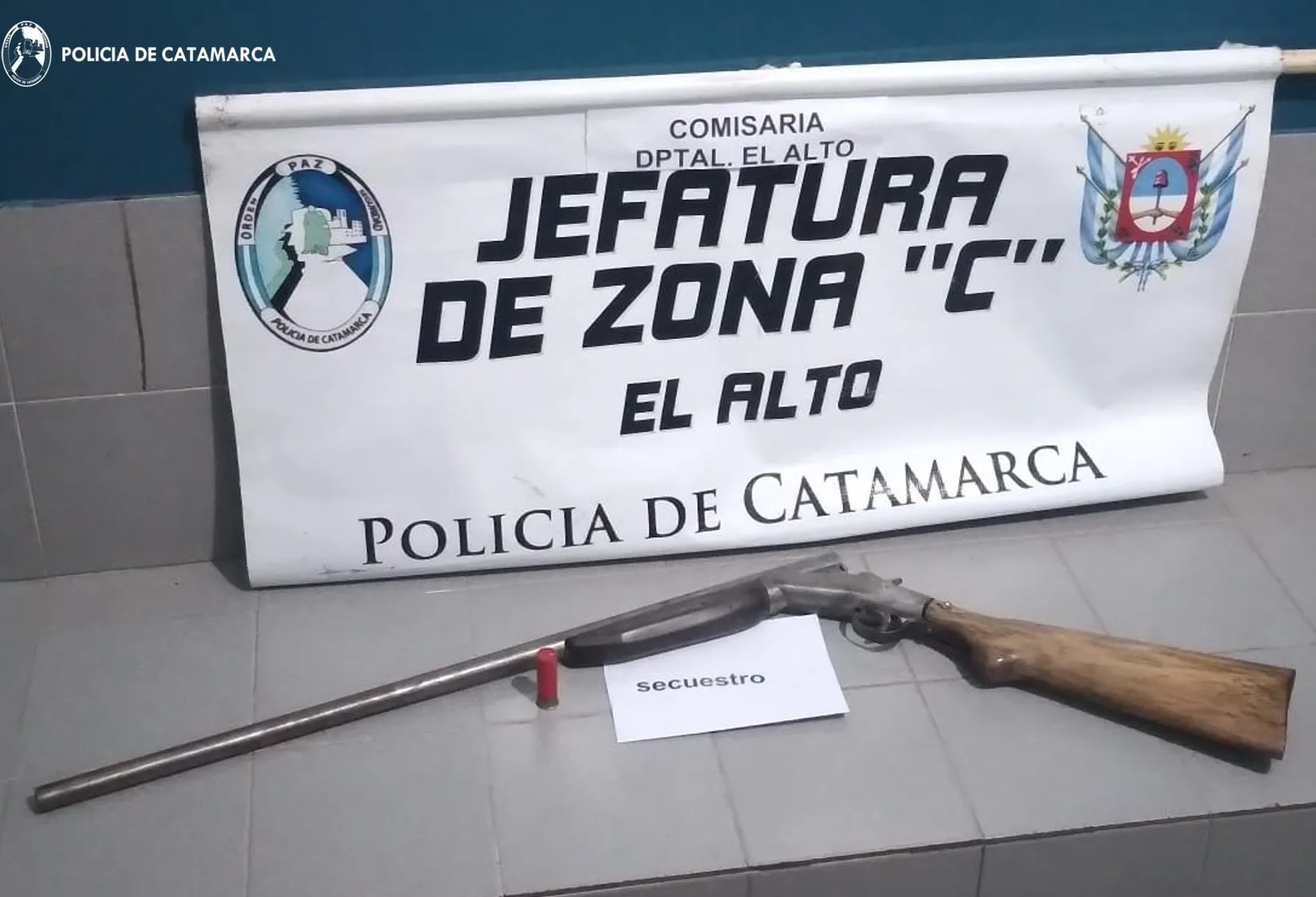 Luego de una medida Judicial secuestran un arma de fuego en El Alto