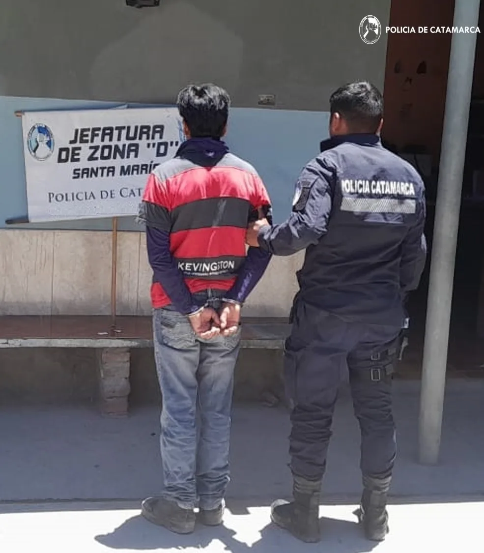 En Santa María un hombre fue arrestado