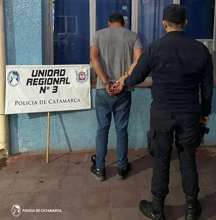 Quebrantó una medida Judicial y fue arrestado en Belén