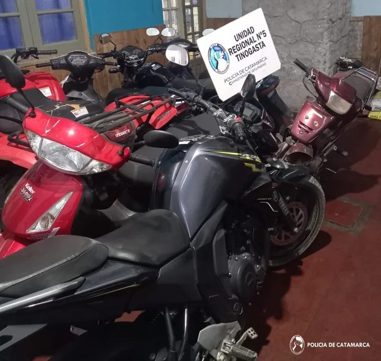 Secuestran motocicletas en la Capital y en Tinogasta