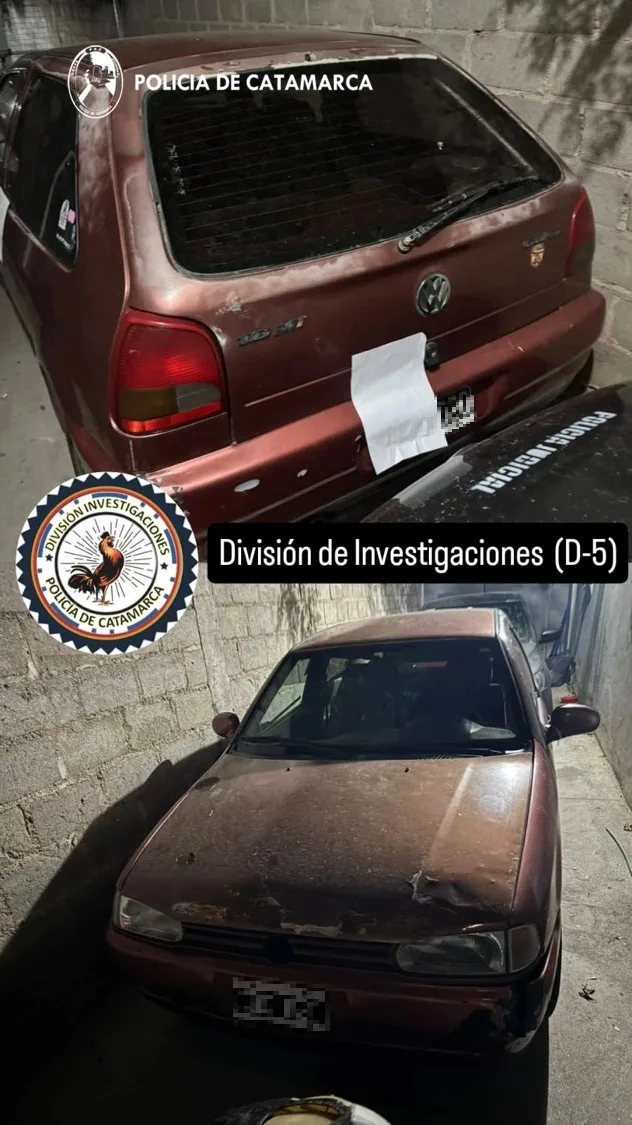 Luego de un allanamiento personal policial secuestró un automóvil