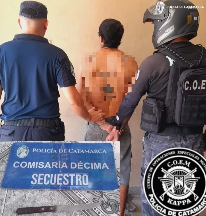 Policías detienen a dos personas con pedido de captura Nacional y secuestran elementos