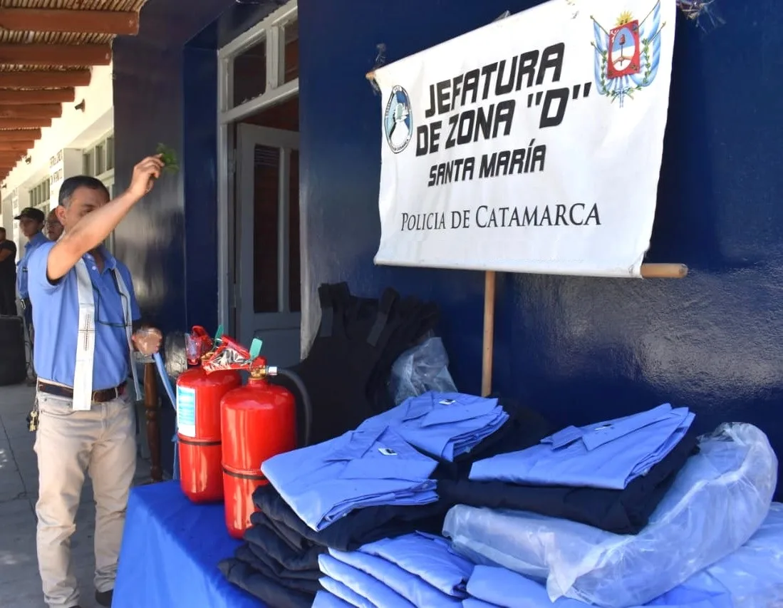 El Jefe de Policía puso en función al Grupo Especial de Infantería (GEI) de Santa María e inauguró la base del Grupo