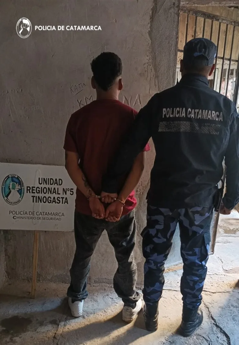 En Tinogasta un joven fue aprehendido