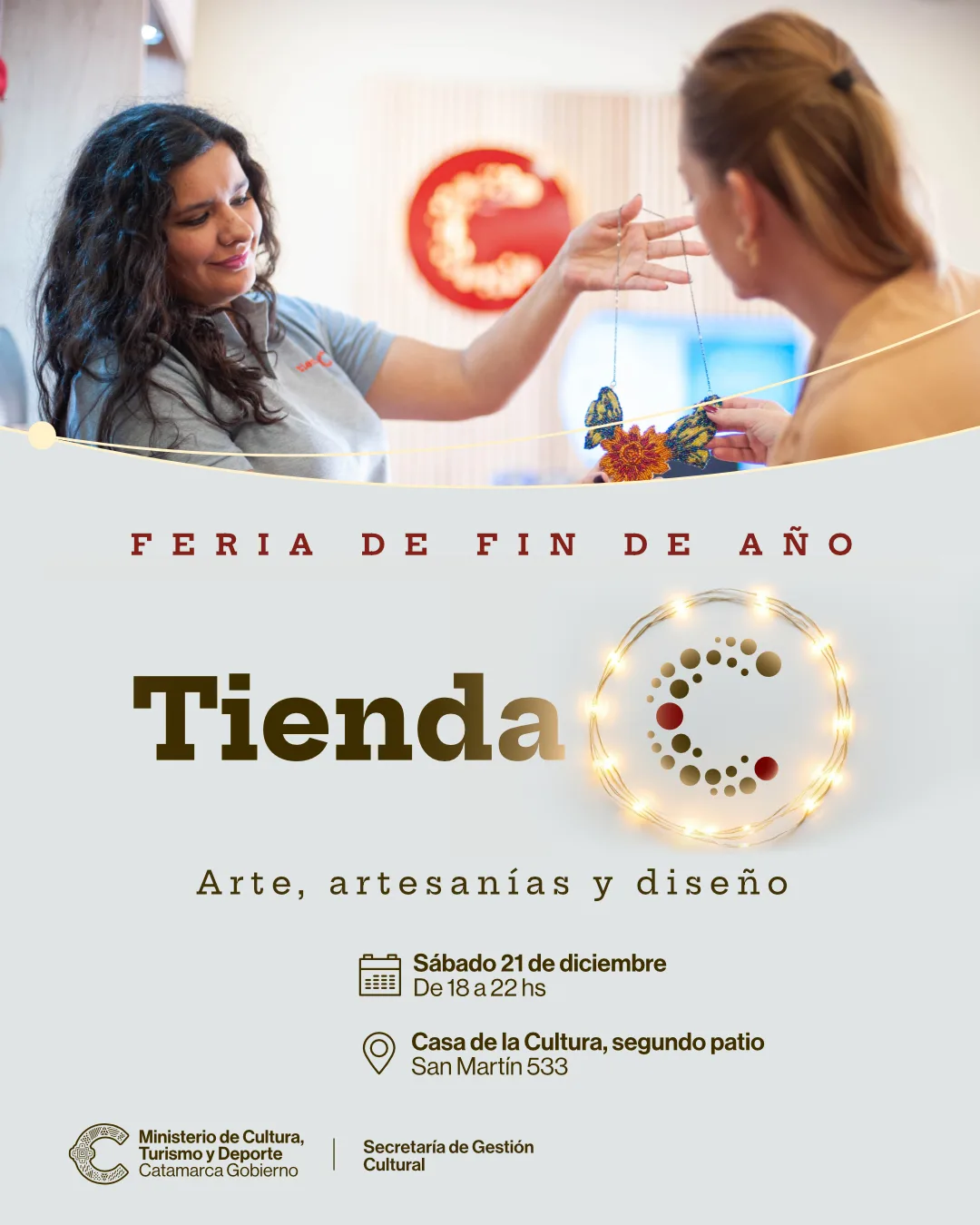 Este sábado, Feria de Tienda C en la Casa de la Cultura