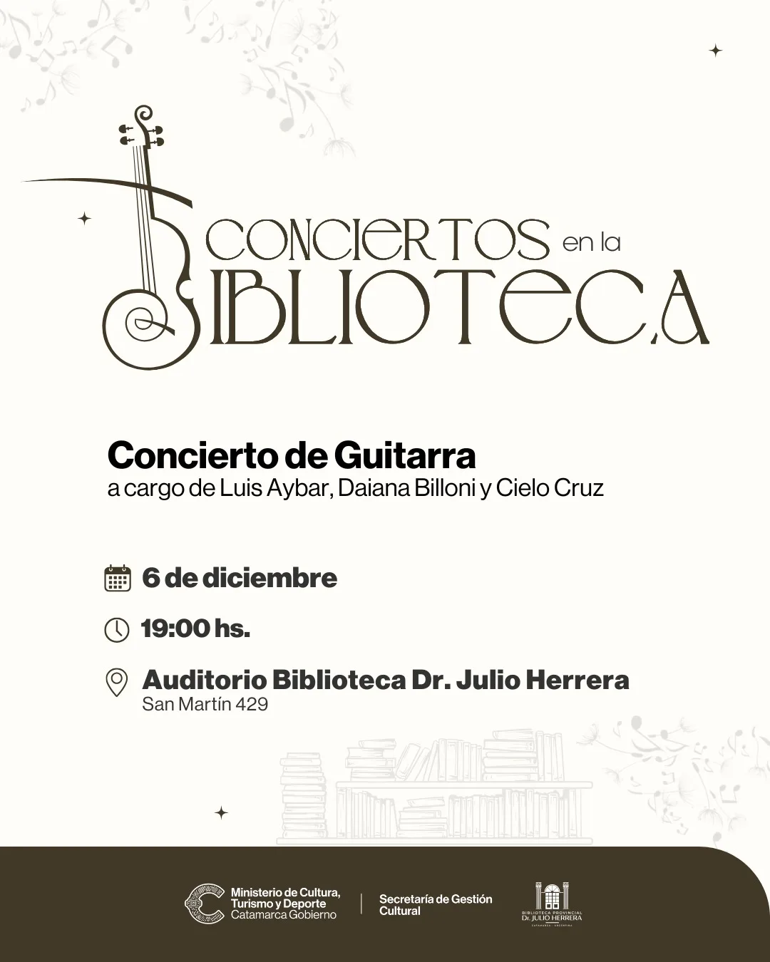 Conciertos en la Biblioteca: nuevo ciclo de música de cámara