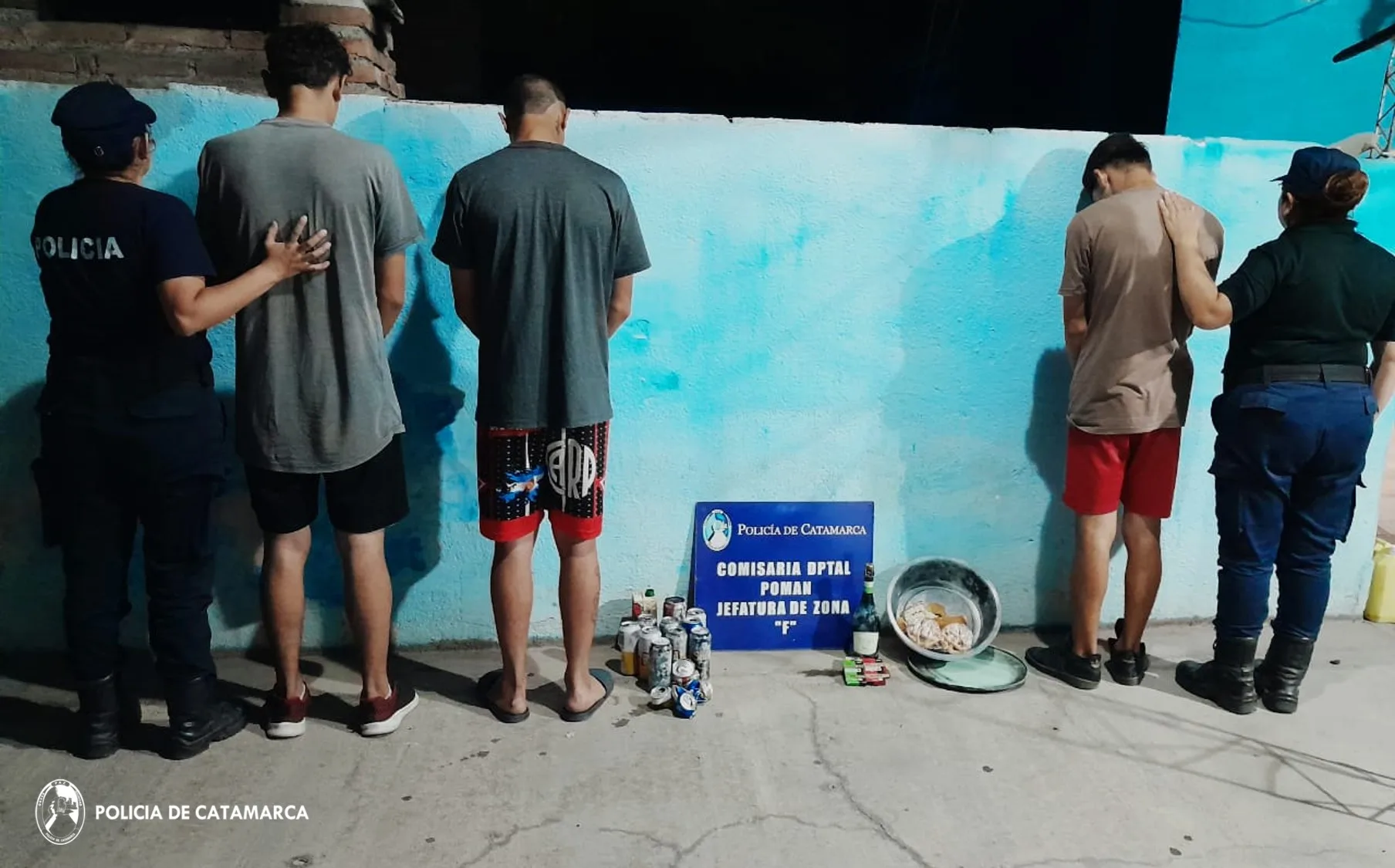 Policías esclarecieron un ilícito y arrestaron a tres personas en Pomán