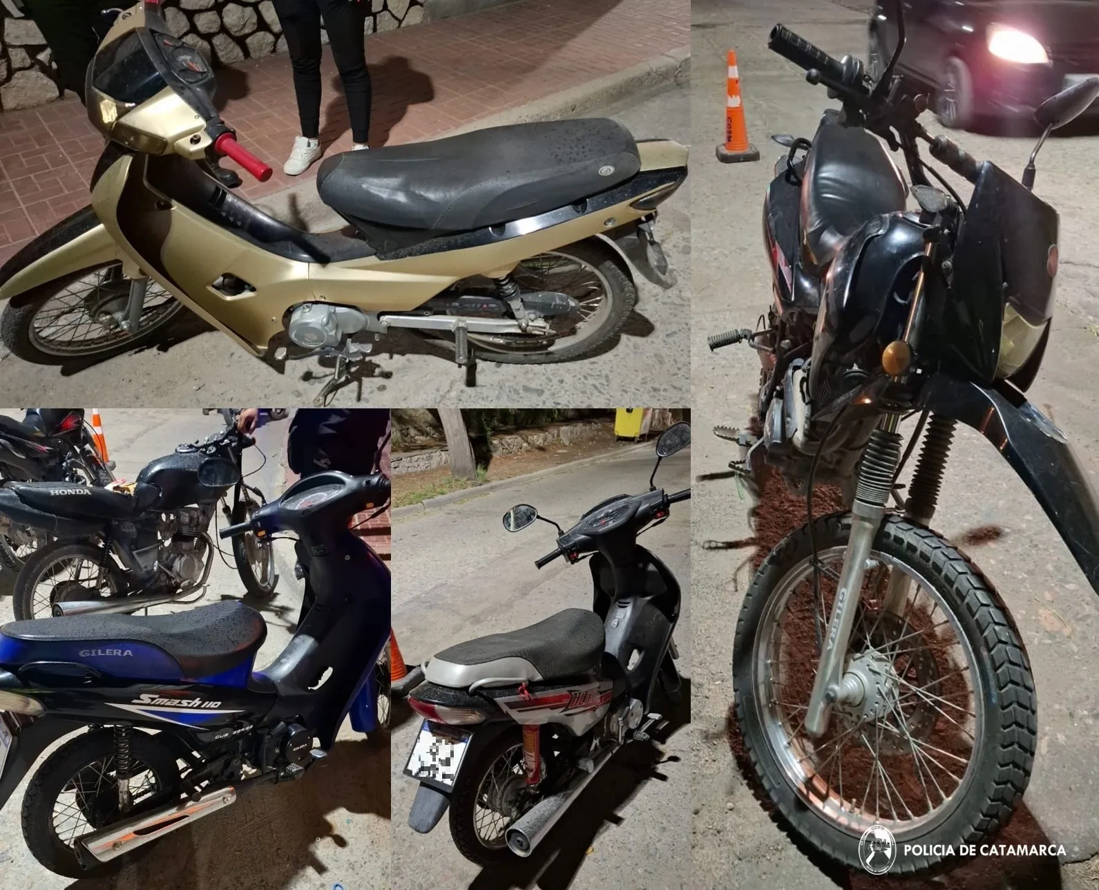 Secuestraron motocicletas en el interior provincial