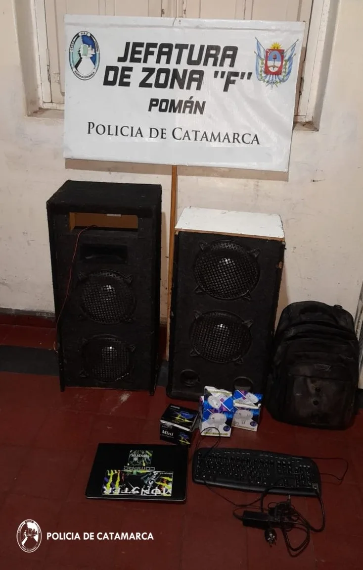 En Pomán policías recuperaron elementos sustraídos