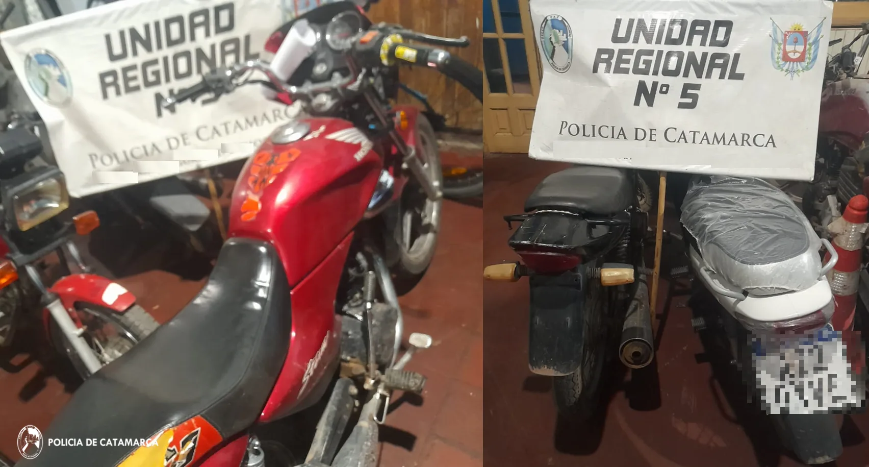 Secuestran motos durante controles vehiculares en el interior provincial