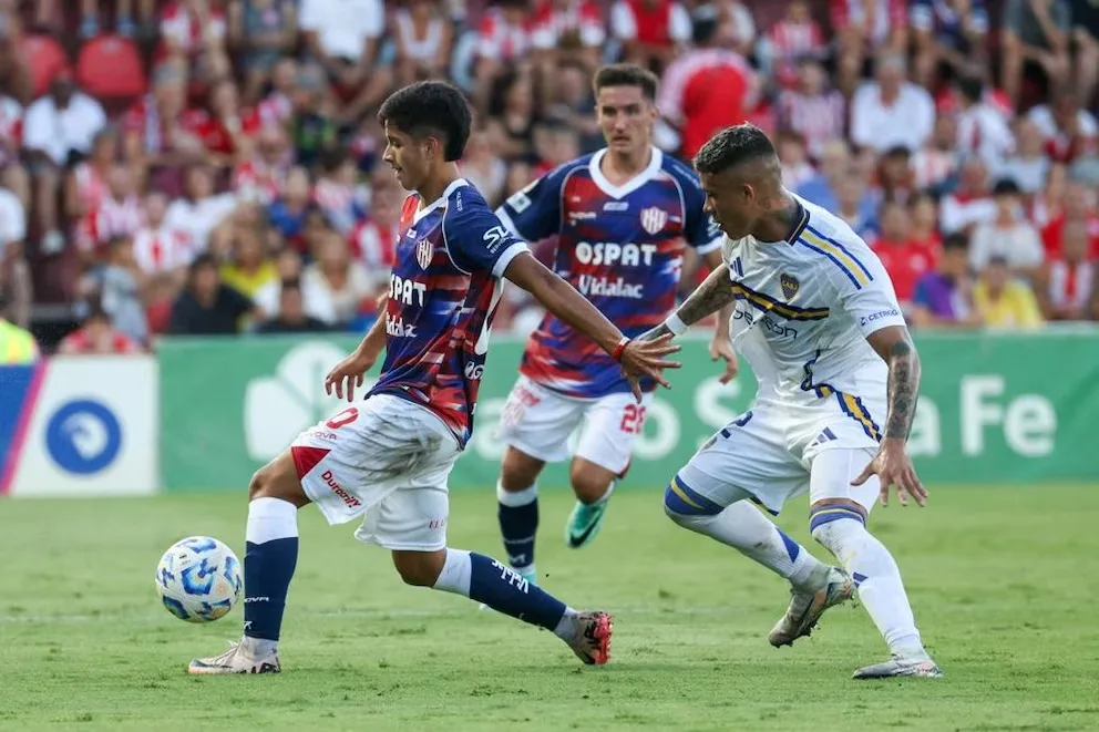 Boca y Unión empataron 1-1 en Santa Fe sobre el final