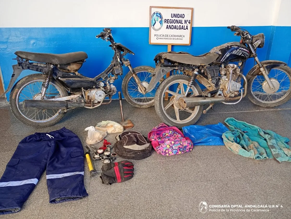 Intento de robo en Camyen: cuatro hombres huyeron y dejaron pertenencias abandonadas
