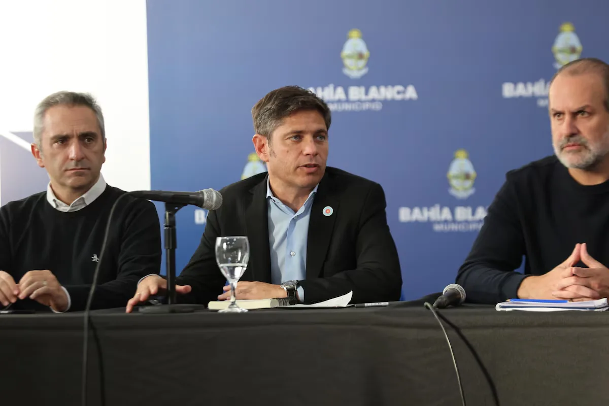 Axel Kicillof pidió fondos del FMI para reconstruir Bahía Blanca y solicitó una reunión con Milei