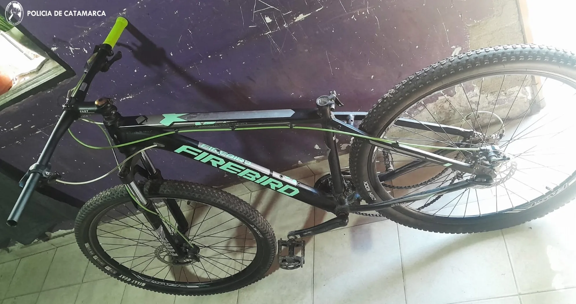 Recuperaron una bicicleta robada tras un allanamiento en barrio Parque Norte