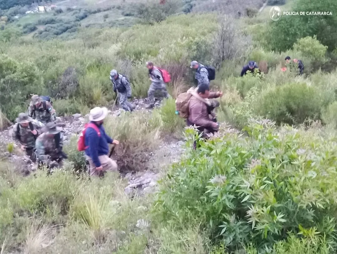 Localizaron al hombre extraviado en El Manchao y se encuentra en buen estado de salud