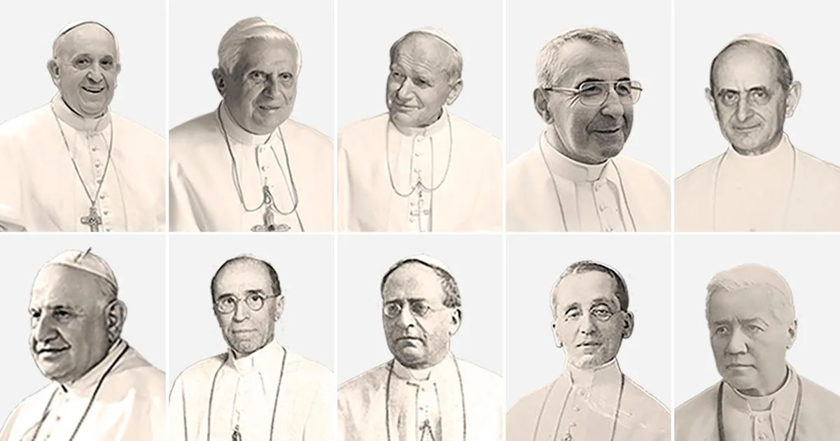 Los últimos 10 papas de la Iglesia Católica y su importancia histórica