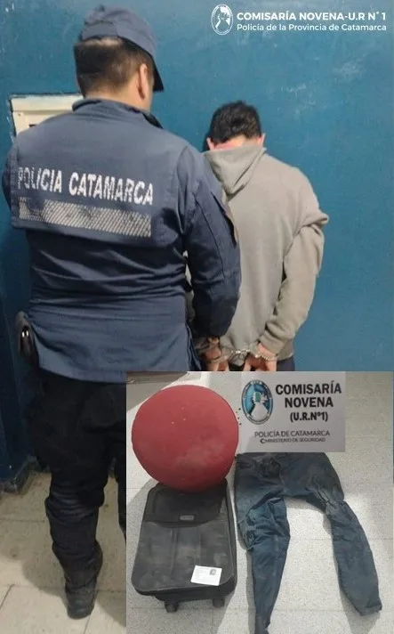 Cayó in fraganti: lo atraparon robando en una casa del sur capitalino
