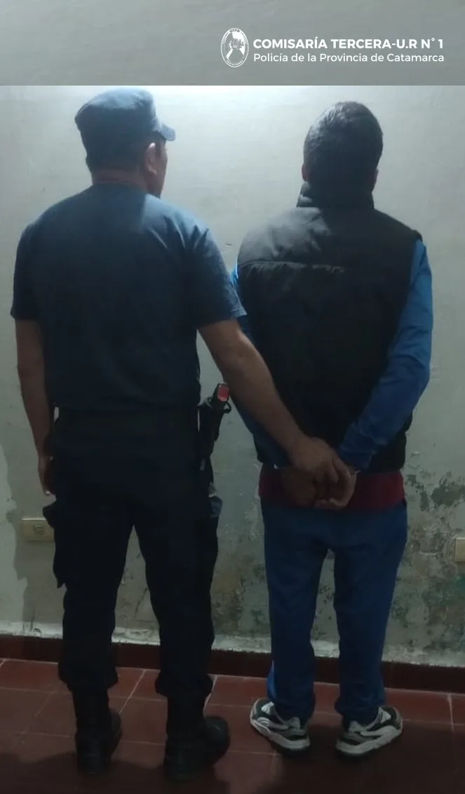 Golpeó a su pareja y huyó, pero fue atrapado tras una persecución en Valle Hermoso