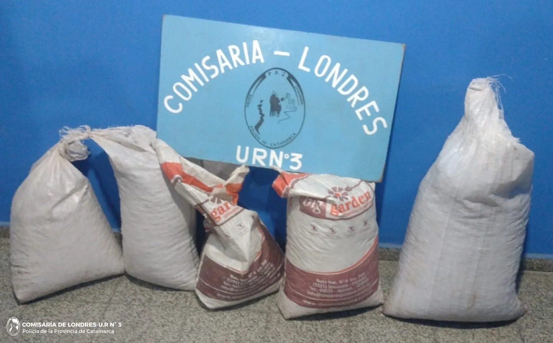 Robo de 225 kilos de pulpa de nuez en Belén: un joven detenido y todo lo sustraído recuperado